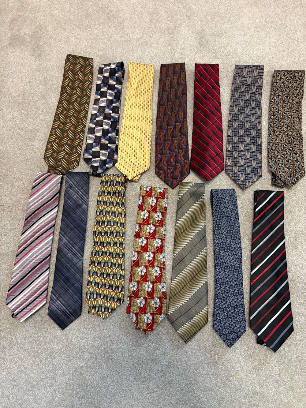 Designer Tie Collection of 14 Ties